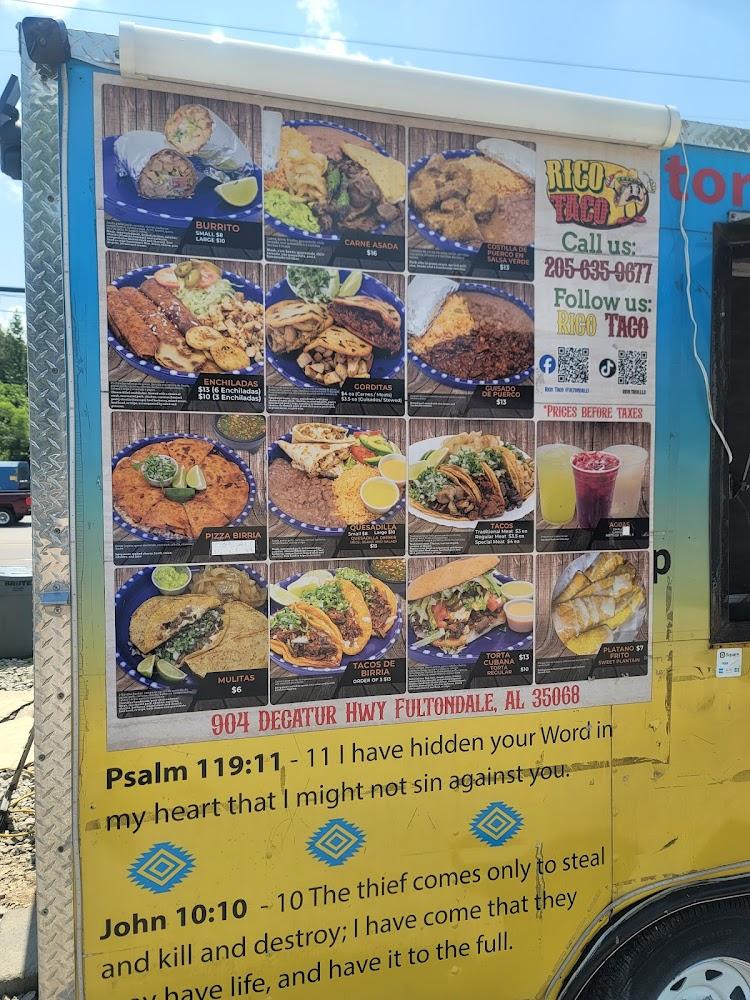 Rico Taco LLC (Food Truck) Menu image 3